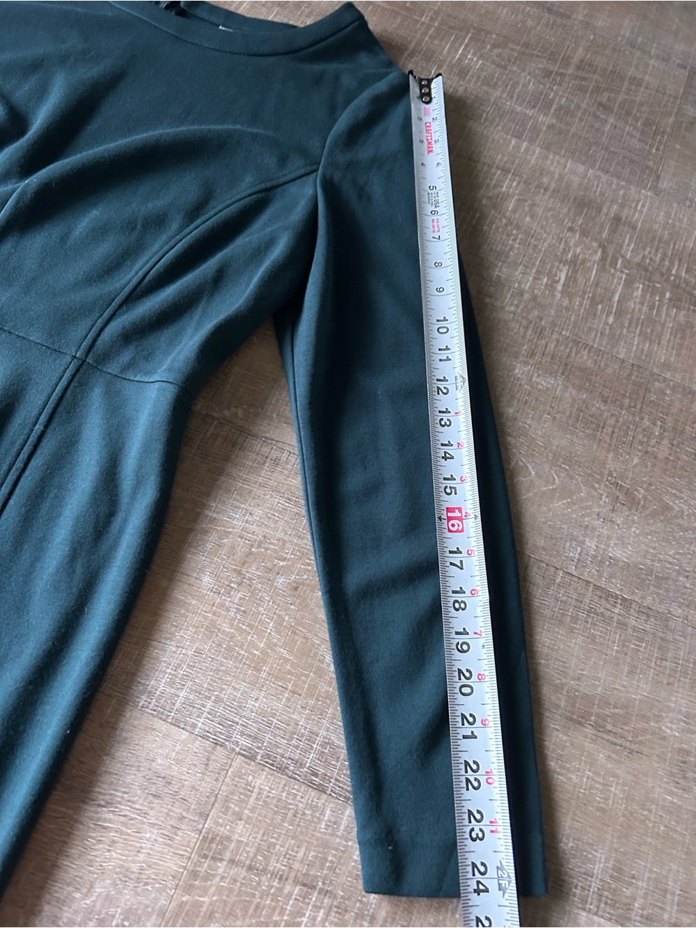 ▶️ Pure Collection Ponte Midi Dress Womens 12 Teal Long Sleeve Career Stretch - Picture 6 of 10